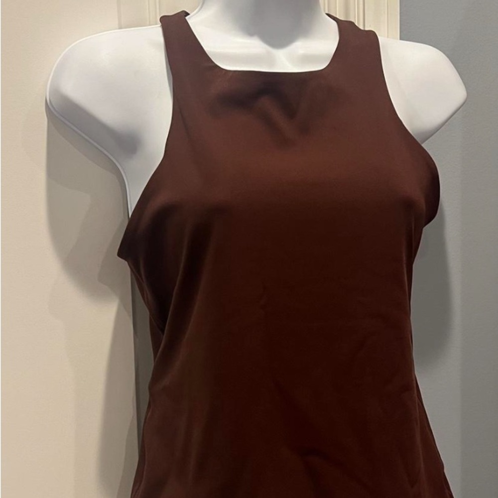 Brown Women's Yoga style Tank Top